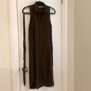 Khaki Green Dress Anthropologie